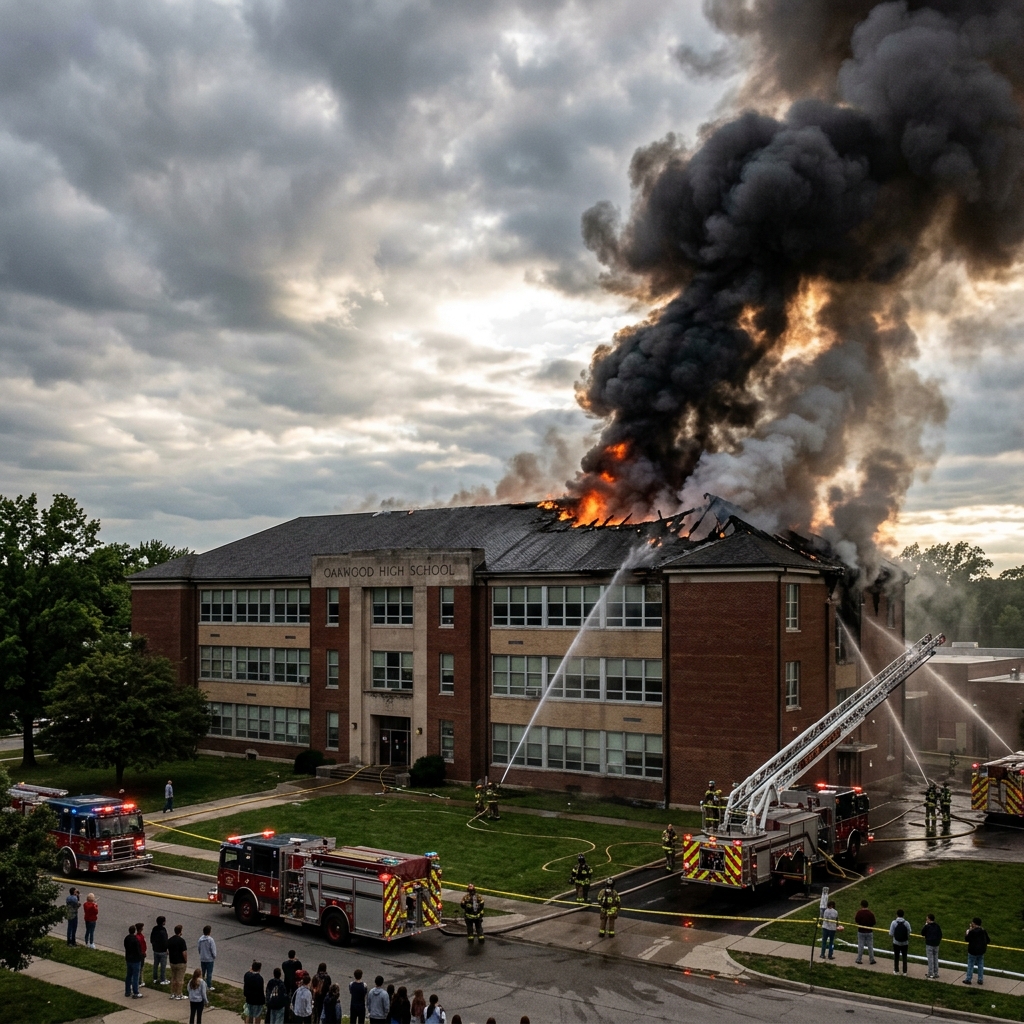 School Fire Accident