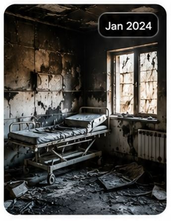 Electrical Fire in Hospital Ward